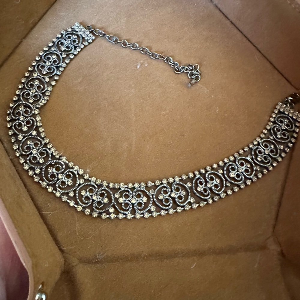 Lia Sophia Gold Filigree Necklace